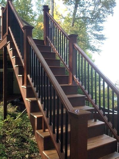 Wood handrails are a classic design and can complement just about any home style. Design Ideas for Interior and Exterior Staircases ...