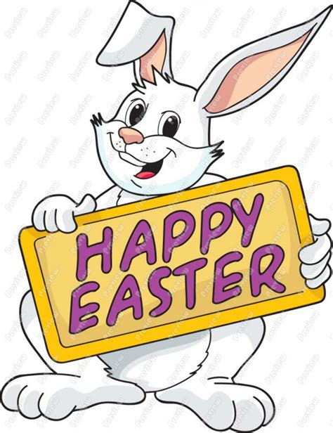 Download High Quality Happy Easter Clipart Rabbit Transparent Png