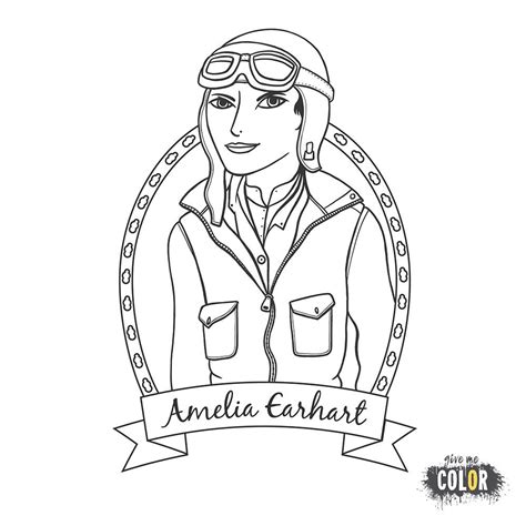 Top 10 Printable Amelia Earhart Coloring Pages
