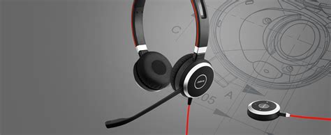 Jabra Evolve 40 Ms Stereo Headset Microsoft Certified Headphones For