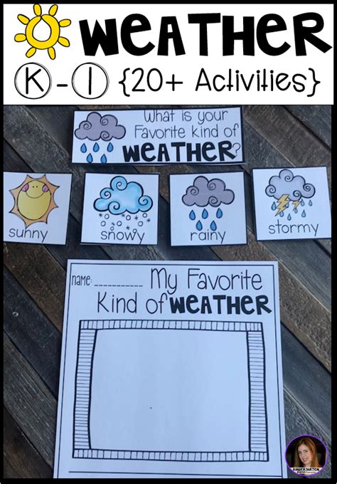 Weather Activities for Kindergarten and First Grade {20