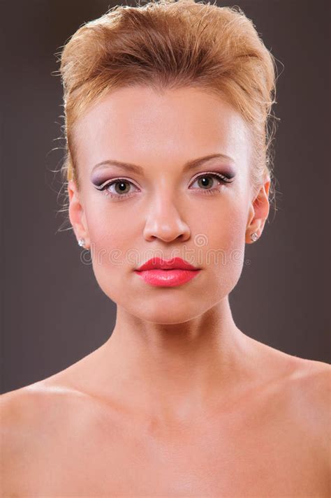 beautiful blonde woman stock image image of lips blonde 27086137