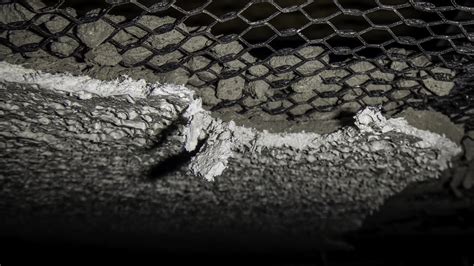 Do popcorn ceilings have asbestos? Asbestos Textured Surfacing Ceiling Layer | Example of a 2 ...