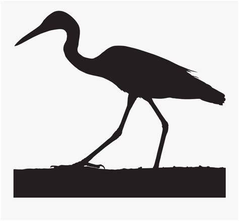 Hd Cattle Egret Cattle Egret Silhouette Png Free Transparent