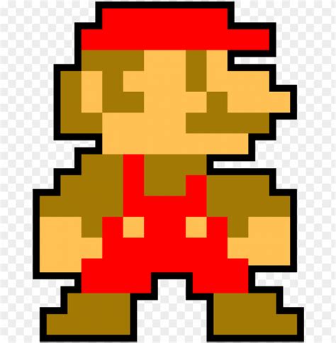 Mario Running Pixel Art
