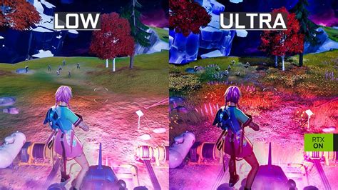 Fortnite Unreal Engine 51 Low Vs Epic Competitive Settings Rx 580