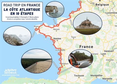 Le Road Trip IDÉAL pour Explorer la Côte Ouest de la France