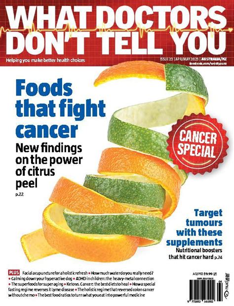what doctors don t tell you australia nz april may 2023 scientificmagazines