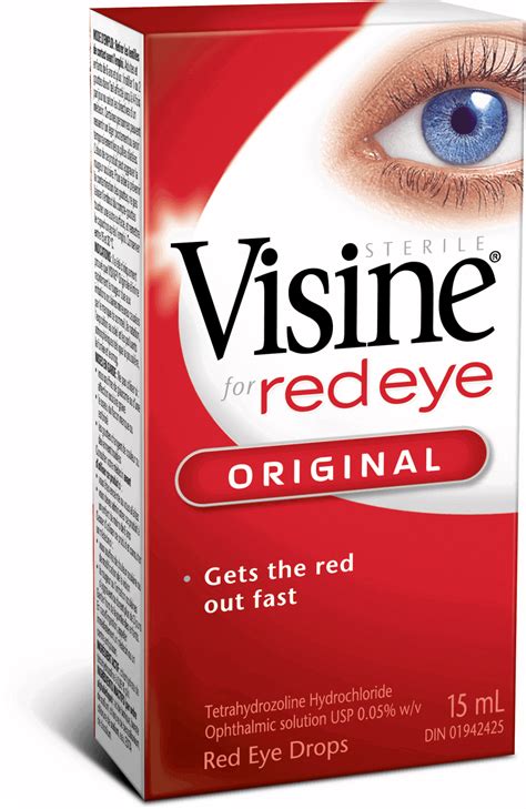 Original Red Eye Drops Visine