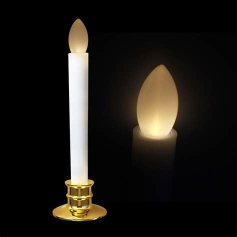 Celestial lights battery operated led window candle with timer. Window Candles with Remote Timers Battery Operated ...