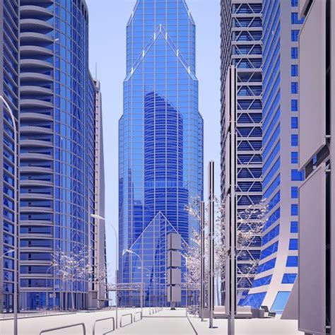 Futuristic Cityscape 3d Max