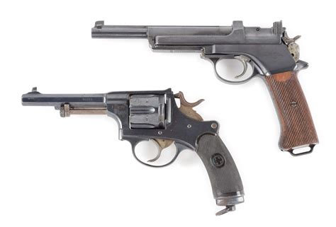 Ca Lot Of 2 Steyr Mannlicher Model 1905 Pistol And Swiss Model 1882