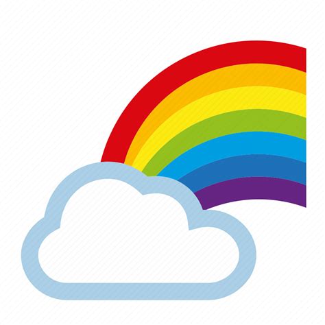 Rainbow Icon Download On Iconfinder On Iconfinder
