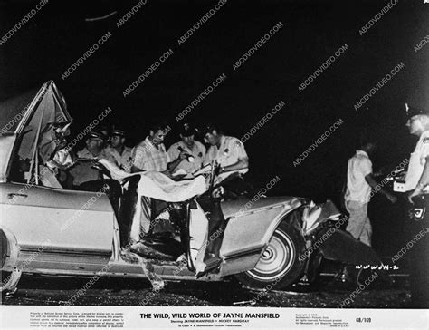 Hollywood Tragedy News Photo Jayne Mansfield Car Wreck Accident Scene