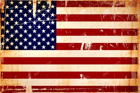 Grunge American Flag Stock Photo By ©nikmerkulov 11157289