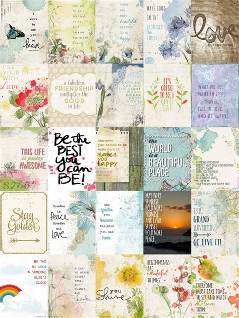 25 Free Project Life Cards Scrap Booking
