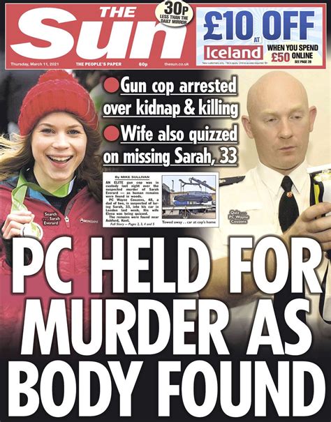Sarah Everard Daily Mail Serving Met Police Officer Is Arrested Over Disappearance Sarah