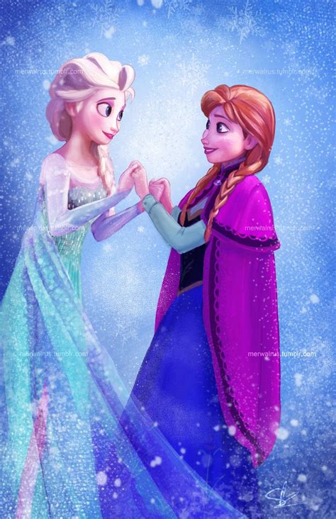 Merfarts Frozen Sisters Elsa Disney Frozen