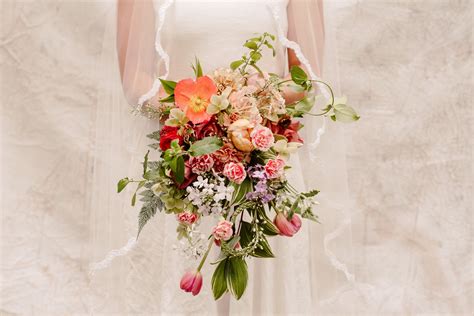 How To Make A Silk Flower Cascading Bridal Bouquet Best Flower Site