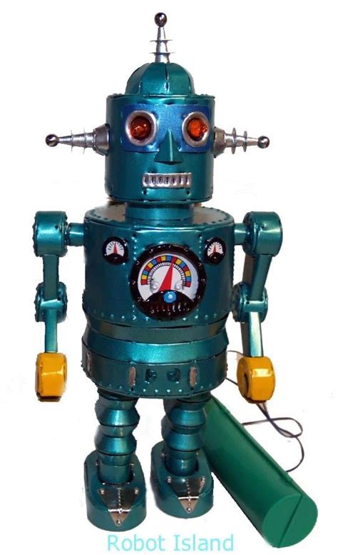 Pin By Steve Kelly On Tin Toys Vintage Robots Robot Sculpture Robot