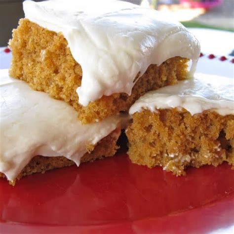 Paula deen's carrot cake with white chocolate cream cheese frosting ok so my hubby #1 supporter said it tasted good.i feel like i need to keep working on it so i want post the recipe until i get this one perfect. Paula Deen's Pumpkin Bars with Eggs, Granulated Sugar ...