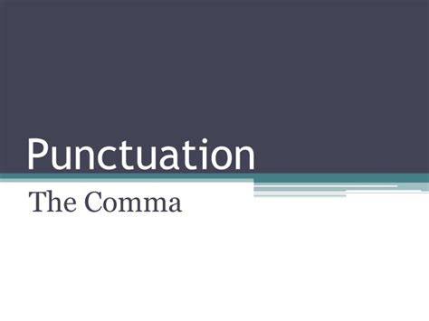 Ppt Punctuation Powerpoint Presentation Free Download Id2521308