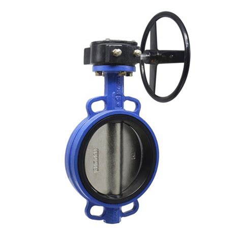 Wafer Butterfly Valve With Worm Gear D71x 1016 Watersvalve