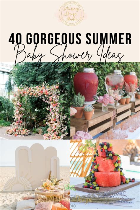 40 Summer Baby Shower Ideas So Gorgeous And Steal Worthy Nursery