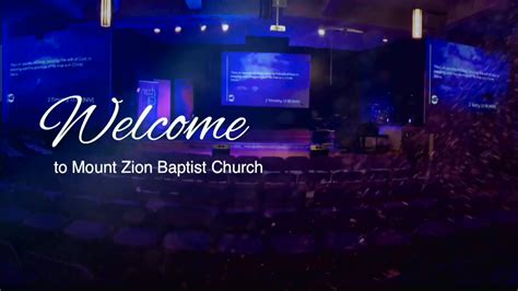 Mt Zion Sunday Service Mt Zion Baptist Church Wilkes Barre Was Live