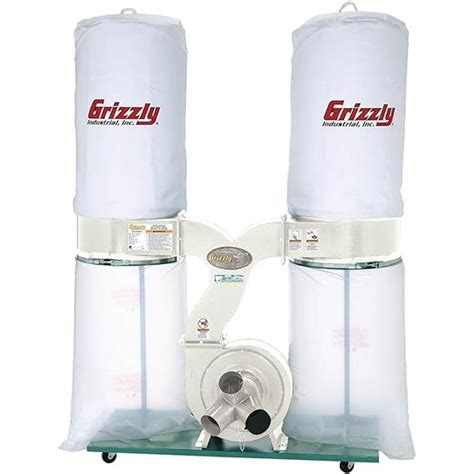 Grizzly G1030z2p 3 Hp Dust Collector With Aluminum Impeller Polar