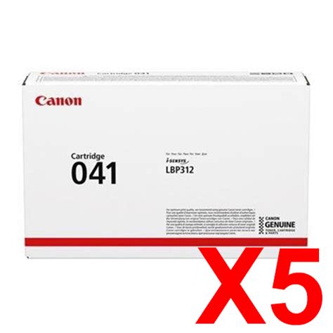 Canon Cart 041 Toner Cartridge X 5 Genuine Toner Cartridges Hot Toner