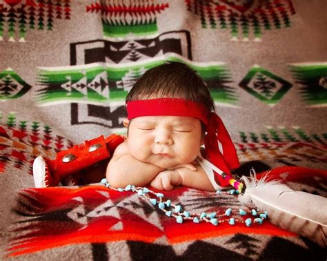 Little Navajo Baby Native American Baby Native Child Native
