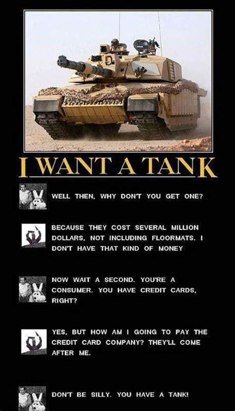 Guys I Want A Tank Funny Jokes