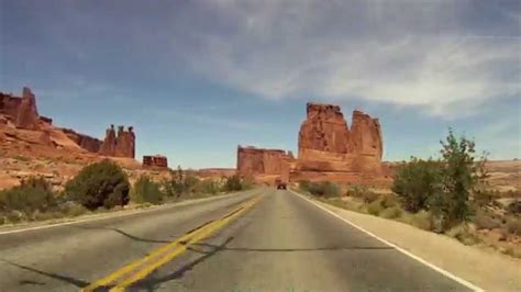 Arches National Park Entrance Road Gopro Real Time