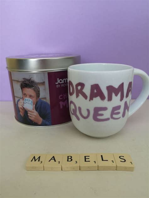 Queens Jamie Oliver ~drama Queen~ Cheeky Mug In A Tin Mugs Jamie Oliver Drama Queens