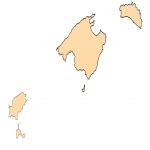 Mapa Mudo De Las Islas Baleares Mapa Owje Com