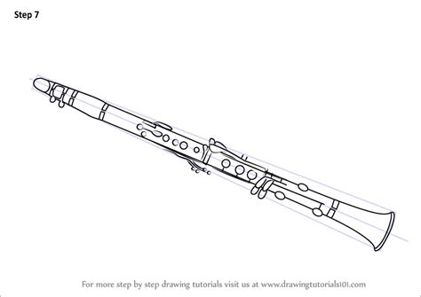 Learn How To Draw A Clarinet Musical Instruments Step By Step