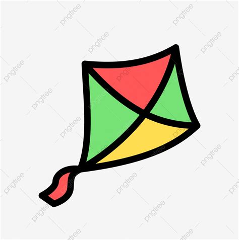 Many Colours Childrens Day Cartoon Kite Cartoon, Lovely, Holiday Document, Many Colours PNG ...