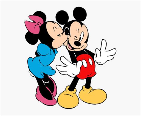 Minnie Kiss Mickey Png Free Transparent Clipart Clipartkey