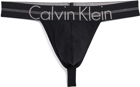 Calvin Klein Men S Underwear Focused Fit Thongs Black Large At Amazon Mens Clothing Store