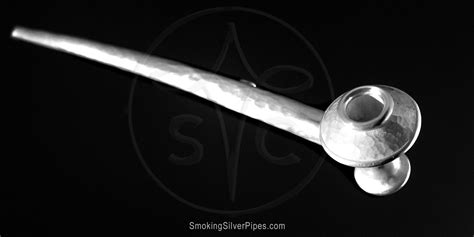 Crested Affluence Silver Pipe 24 Smoking Silver Pipes