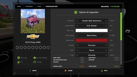 Chevy 2019 4500 V10 Mod Farming Simulator 2022 19 Mod