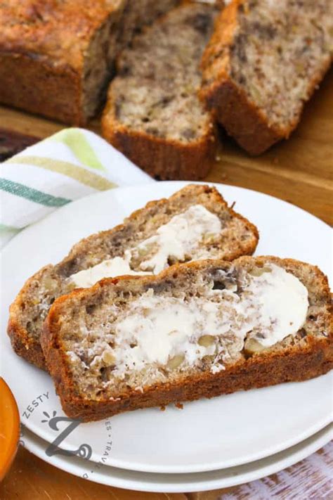 Banana Walnut Bread Recipe Made From Scratch Our Zesty Life