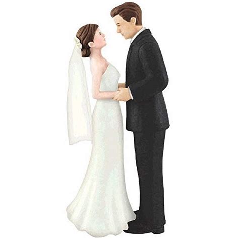 Amscan Bride And Groom Cake Topper Wedding And Engagement Party 3 Ct