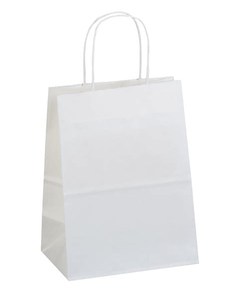 Bulk White Paper Bags With Handles Iucn Water