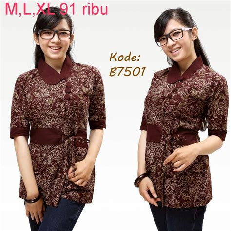 Model Baju Batik Untuk Kerja Kantor Model Baju Batik 96096 Hot Sex