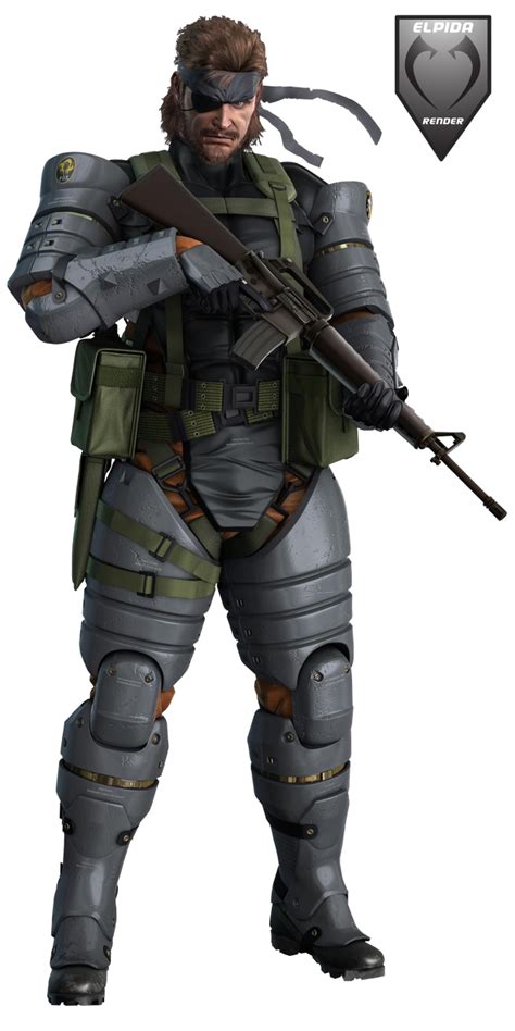 Metal Gear Solid Peace Walker Big Boss Render By Elpida Wood On Deviantart