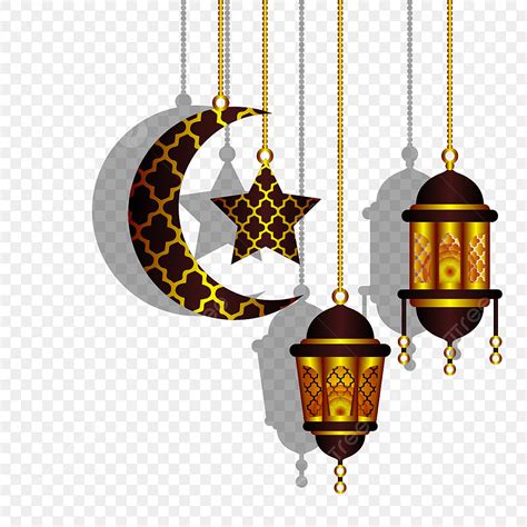 Ramadan Kareem Lantern Vector Art Png Golden Islamic Lanterns For Ramadan Kareem Golden Black