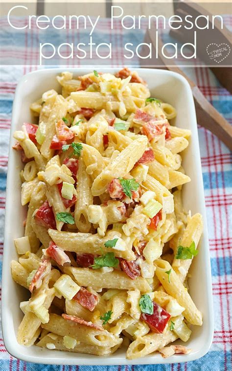 Top 14 pasta salad recipes. Easy Parmesan Creamy Pasta Salad · The Typical Mom