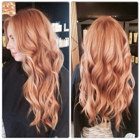 Strawberry blonde tends to be, well, blonde, with notes of red. Red hair with blonde balayage | Strawberry blonde hair ...